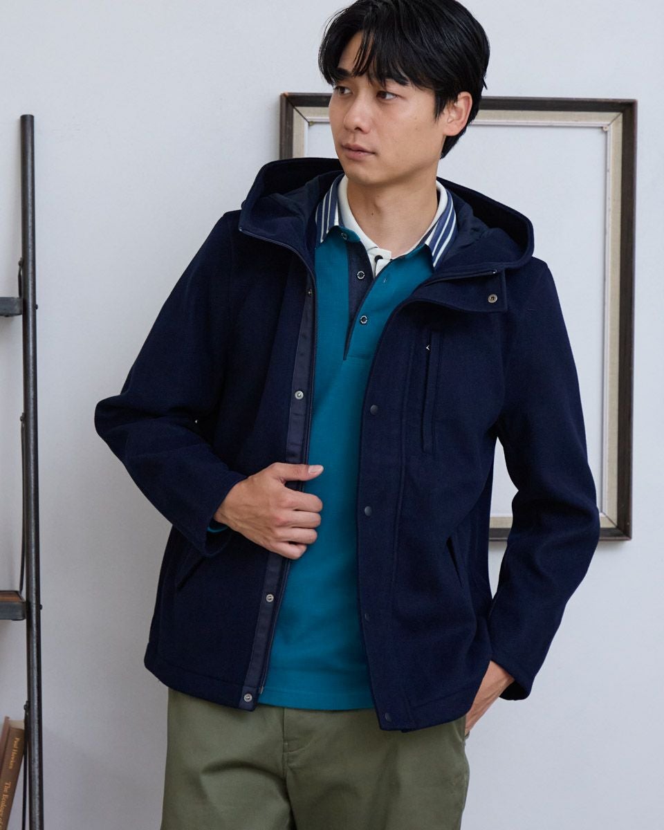 Golden Bear布帛襟長袖ポロシャツ | ゴールデンベアストア