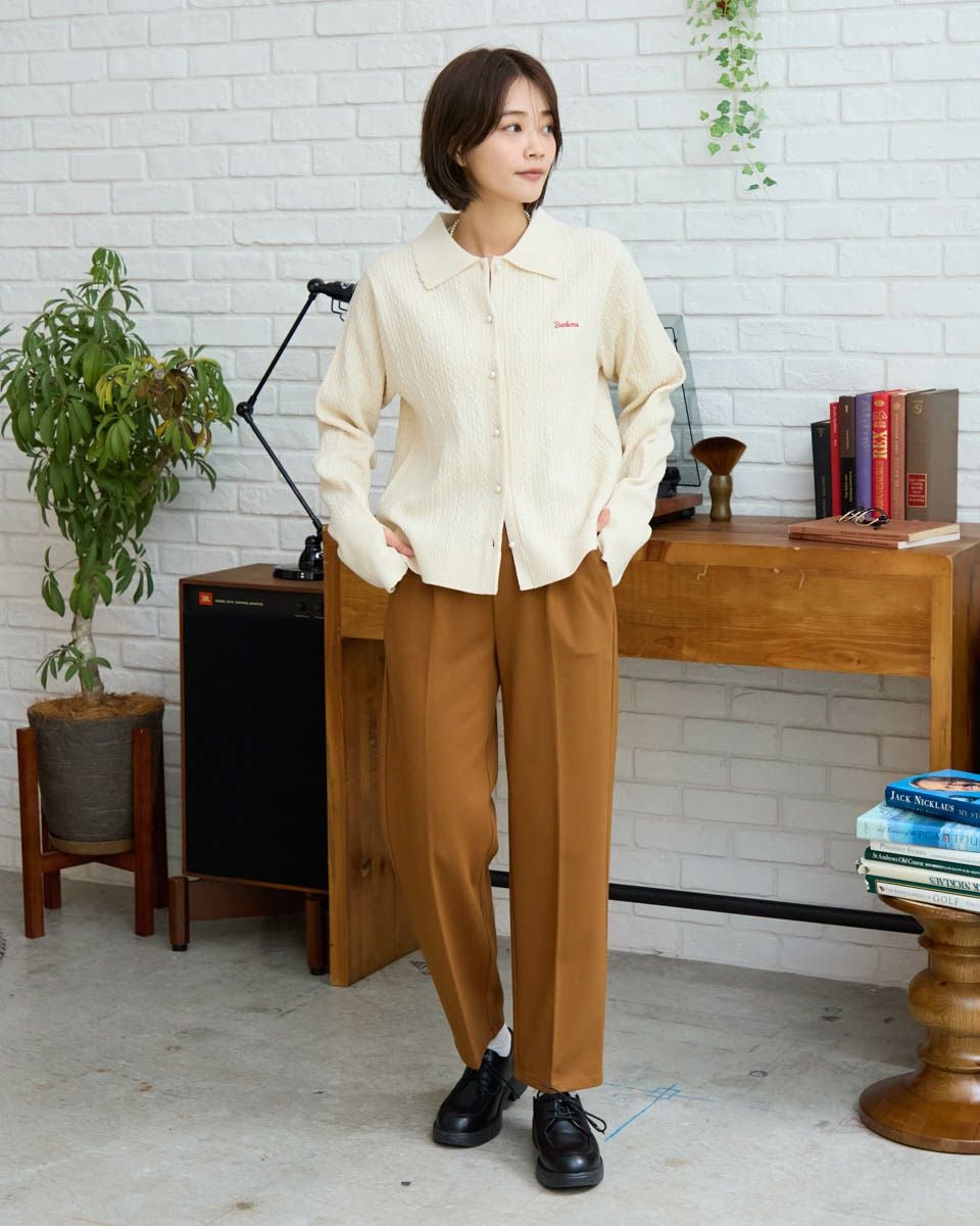 White Labelポンチストレートパンツ | ゴールデンベアストア