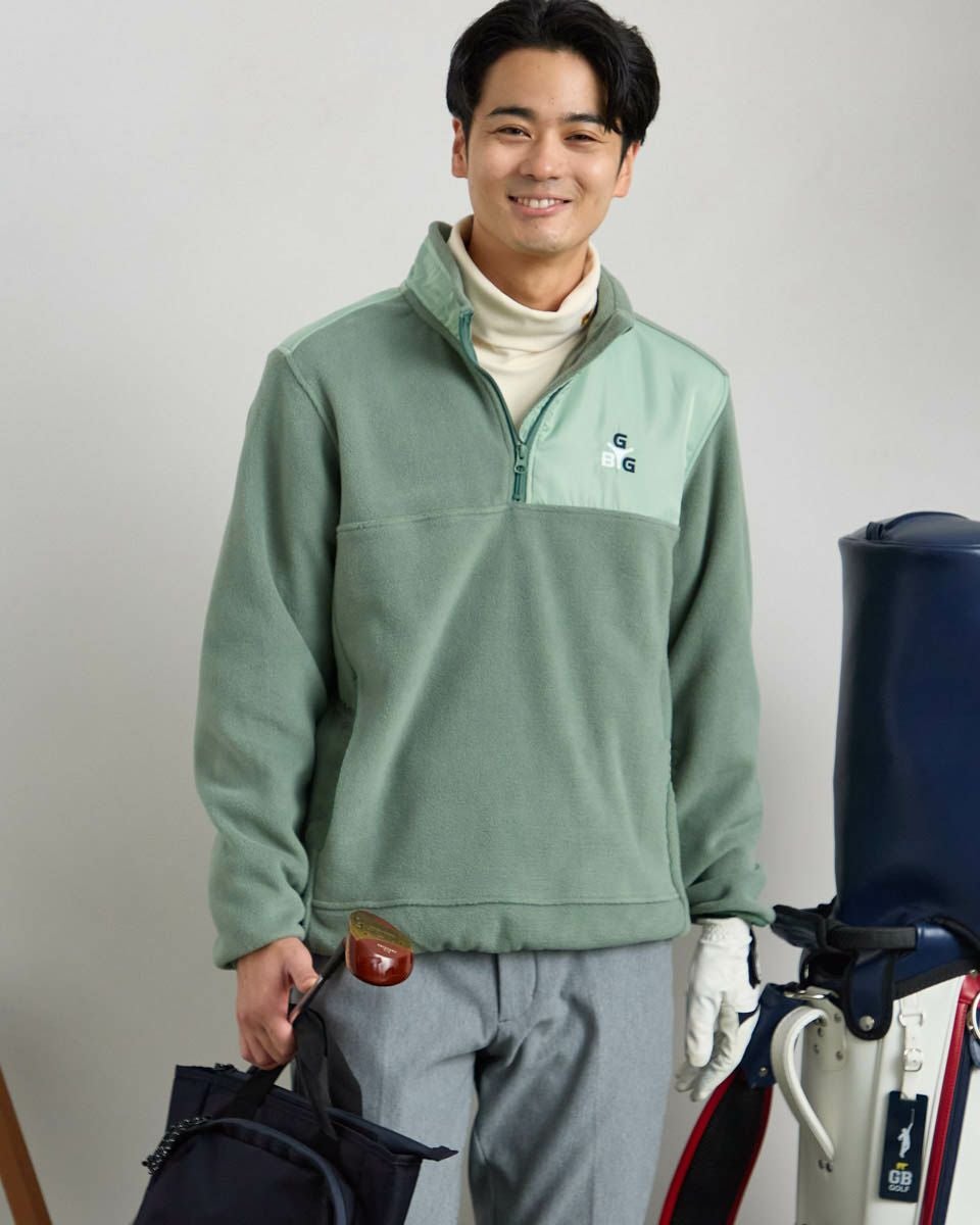 GB GOLFSPIKE ハーフZIPフリース | ゴールデンベアストア