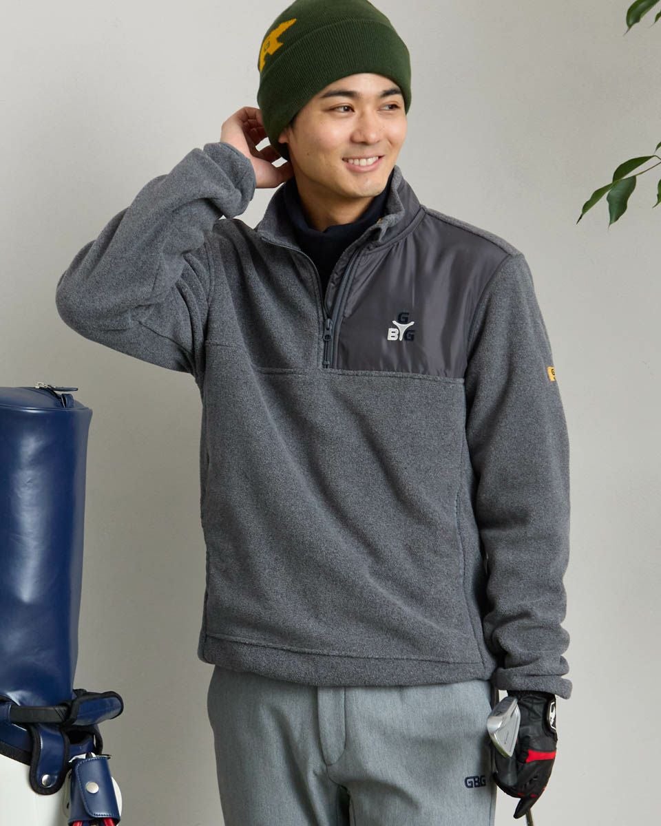 GB GOLFSPIKE ハーフZIPフリース | ゴールデンベアストア