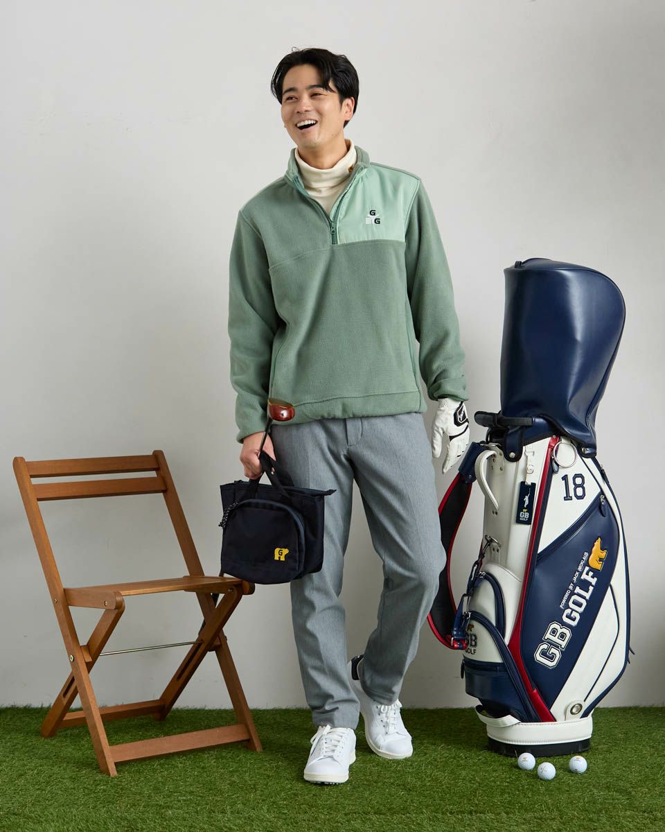 GB GOLFSPIKE ハーフZIPフリース | ゴールデンベアストア