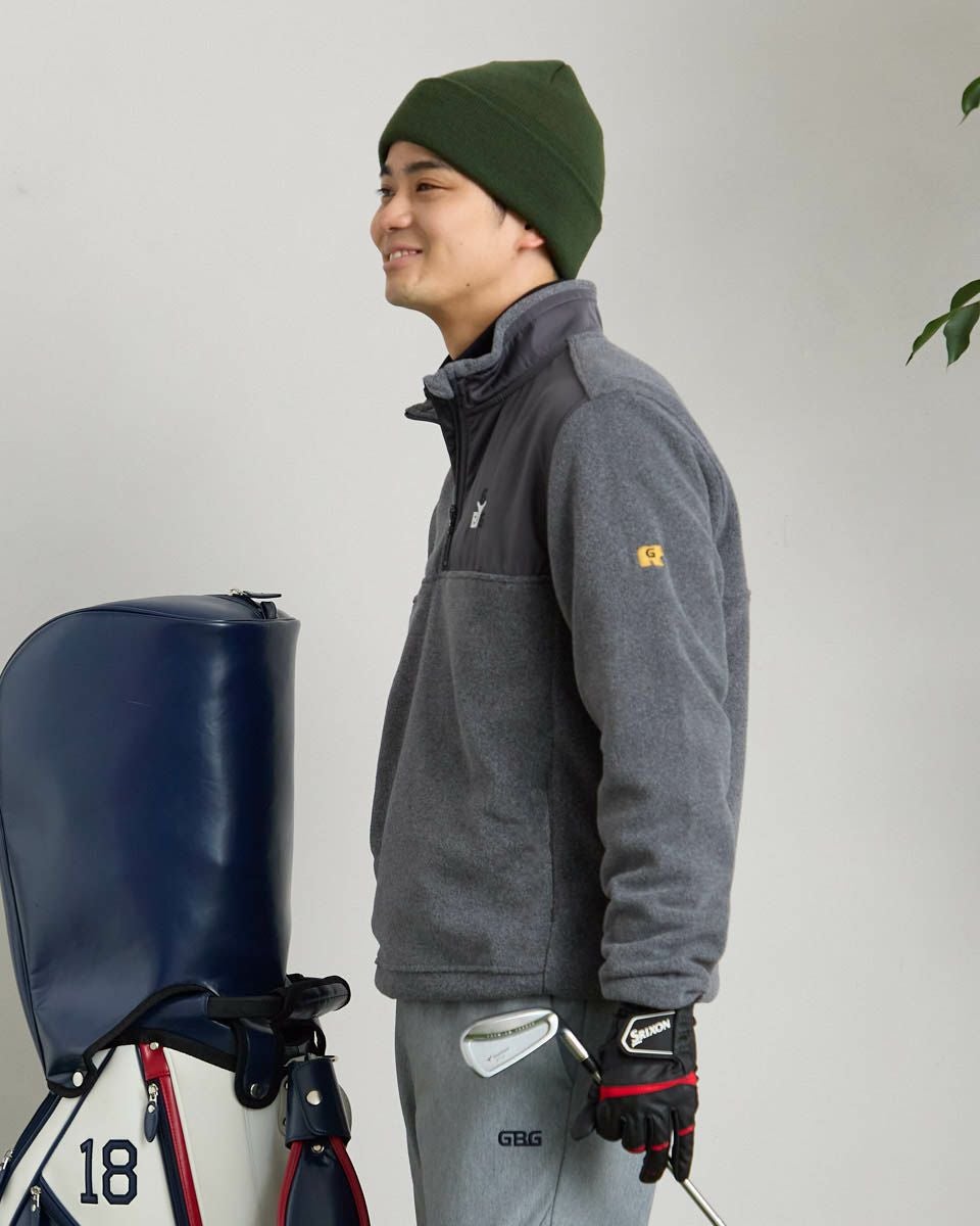 GB GOLFSPIKE ハーフZIPフリース | ゴールデンベアストア