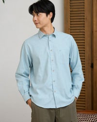 ヘリンボーンシャツ