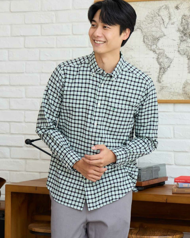 チェックBDシャツ