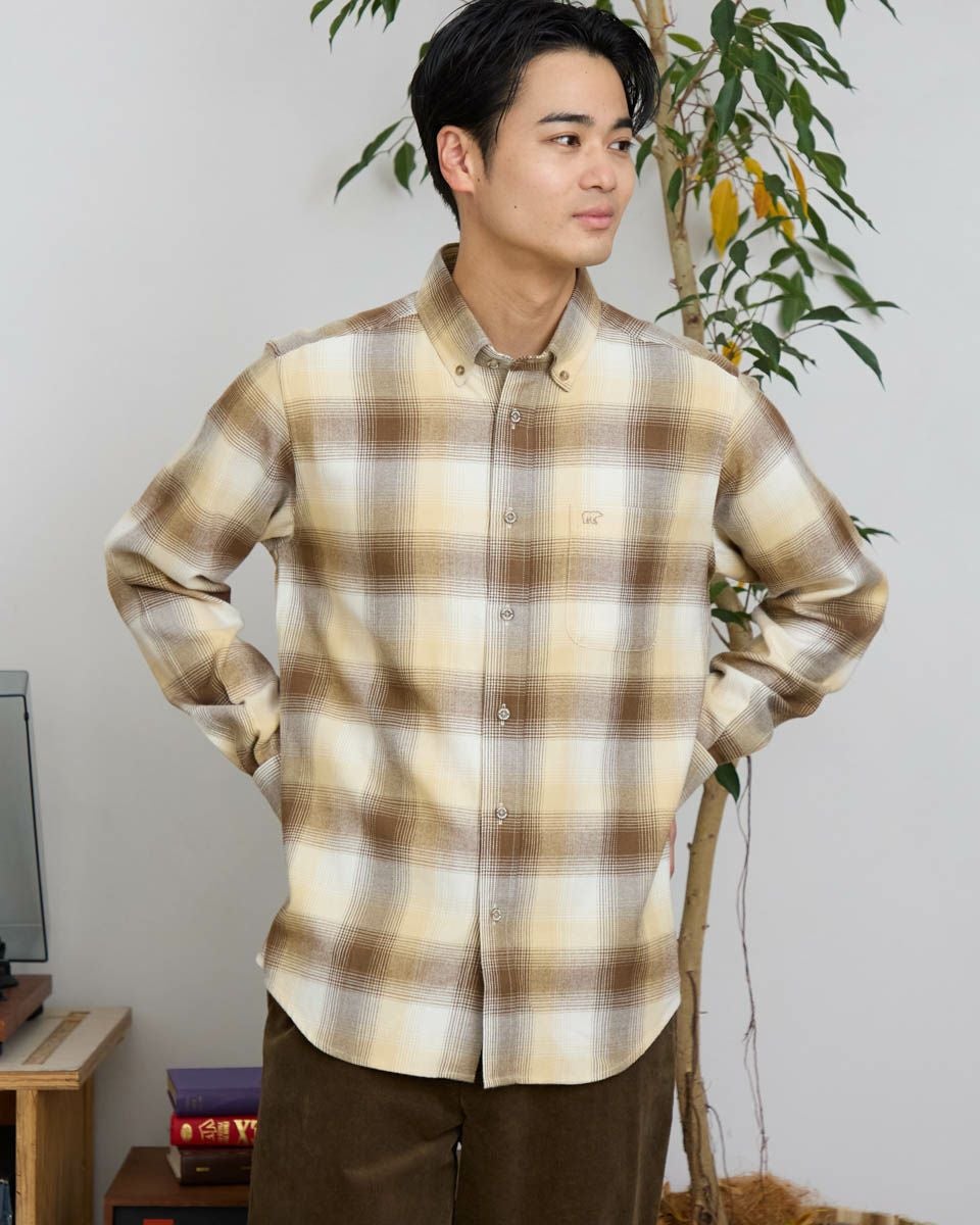 チェックBDシャツ