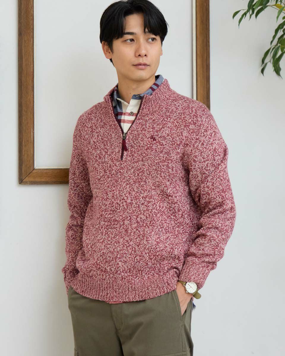 Golden BearハーフZIPニット | ゴールデンベアストア