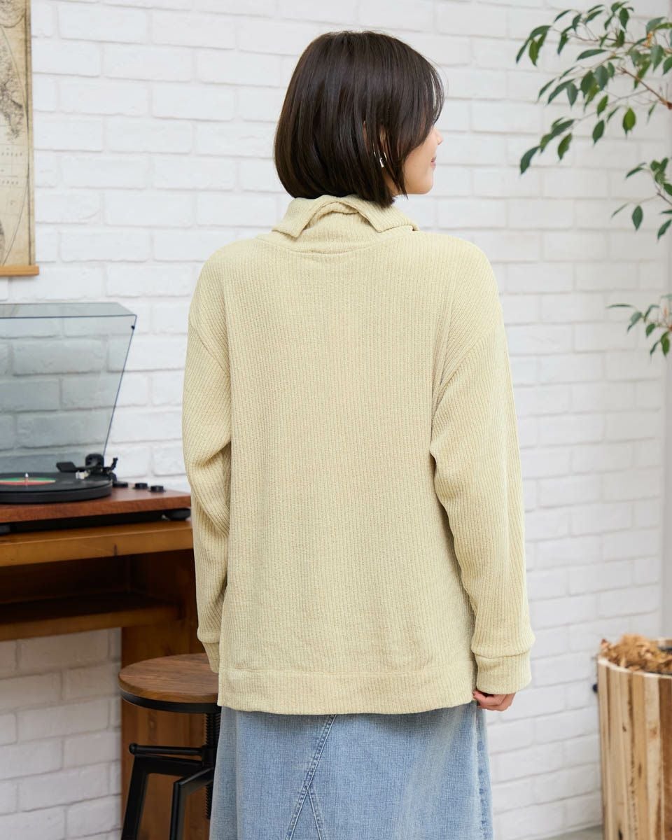 White Labelモールジャカードプルオーバー | ゴールデンベアストア