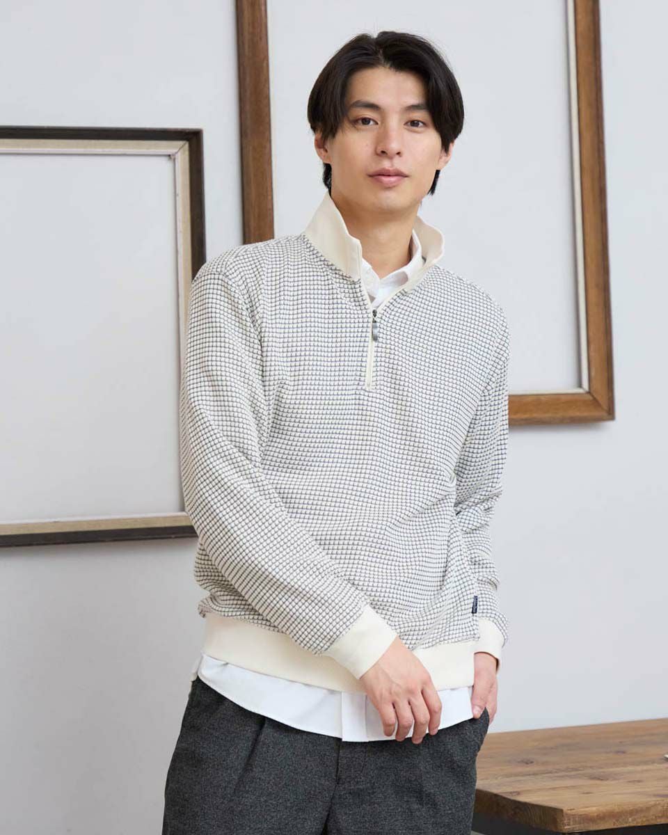 美品*GOLDEN 　ハーフジップパーカー　クロップド丈 Golden BearハーフZIPスウェット | ゴールデンベアストア