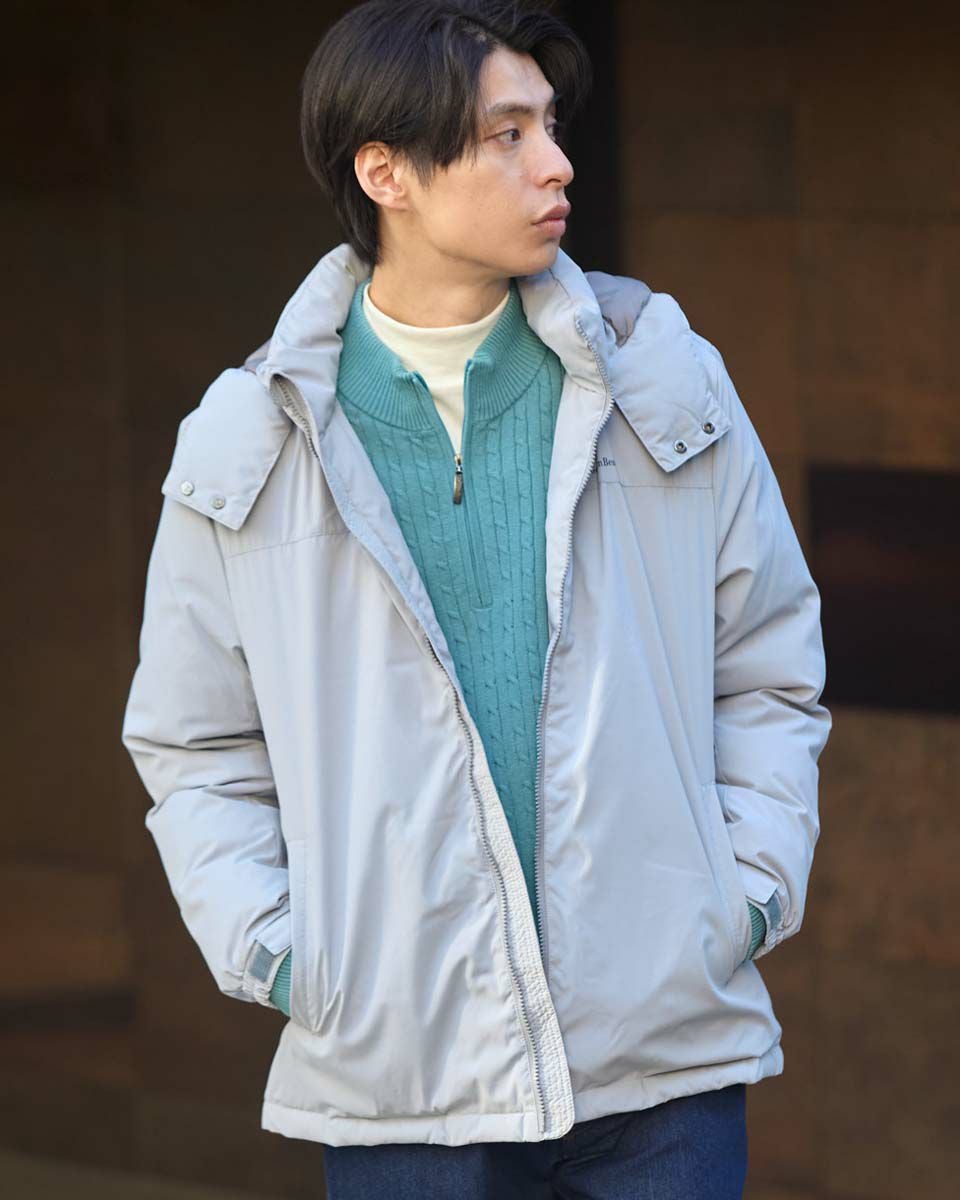 Bear ダウンジャケット Bear(ベアー) 90's reversible nylon down jacket リヴァーシブル