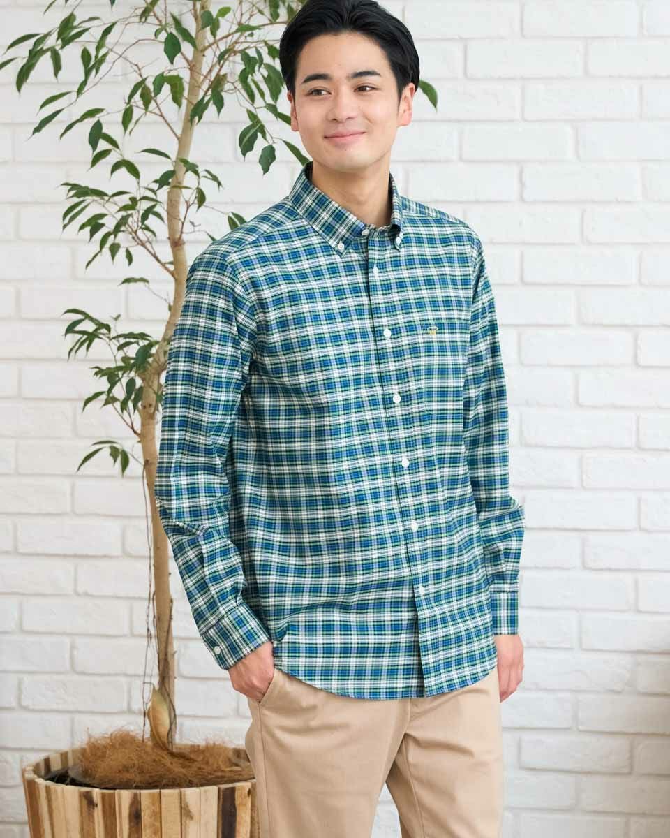 タータンチェックシャツ