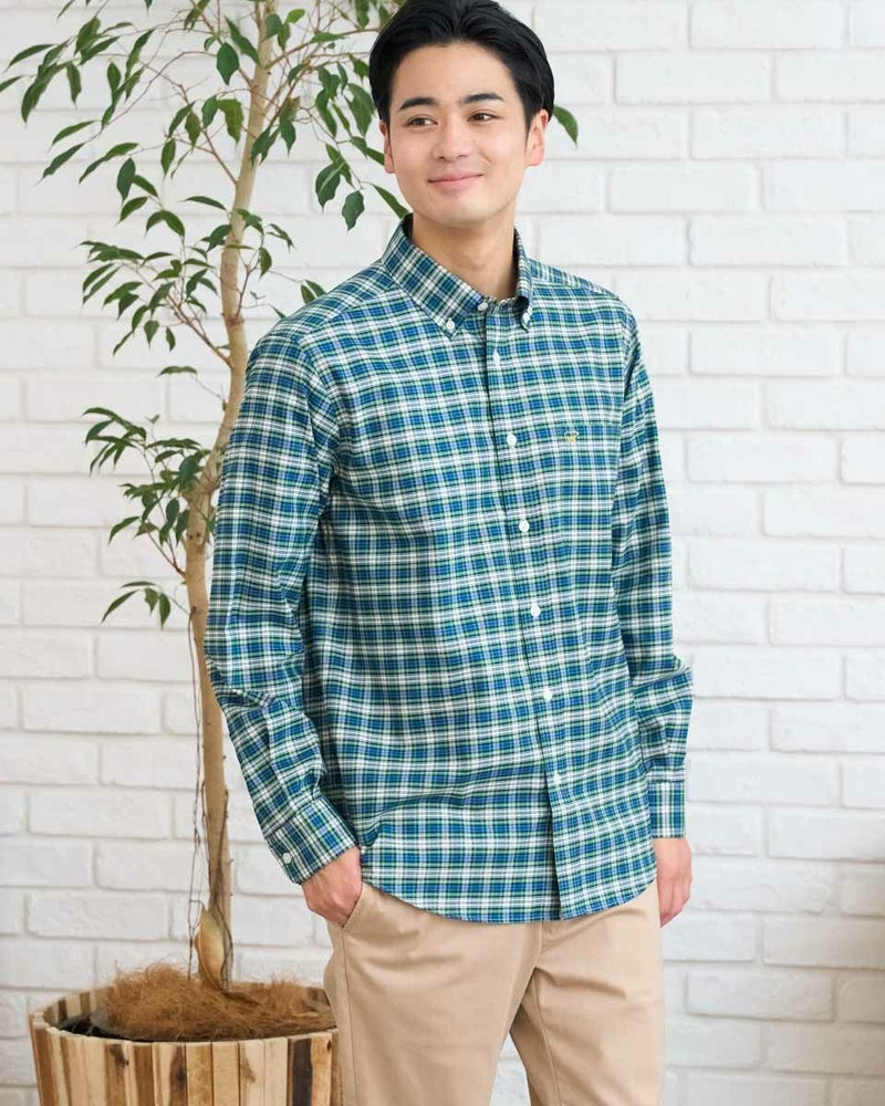 タータンチェックシャツ