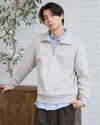 ハーフＺＩＰスウェット