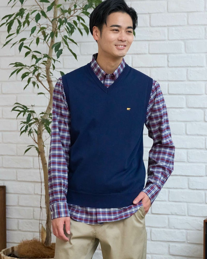 Ｖネックニットベスト