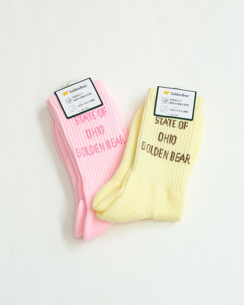 Golden Bear【WOMEN】OHIOロゴソックス | ゴールデンベアストア