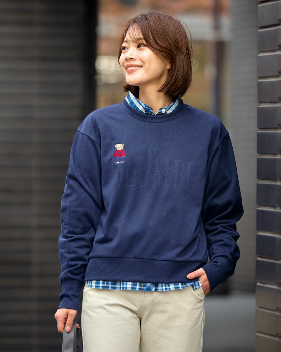 新品、未使用 THE GREAT BEAR (ベアー)スウェット 1979 New York Trad Bear Print Sweatshirt ユニセックス男女兼用1979