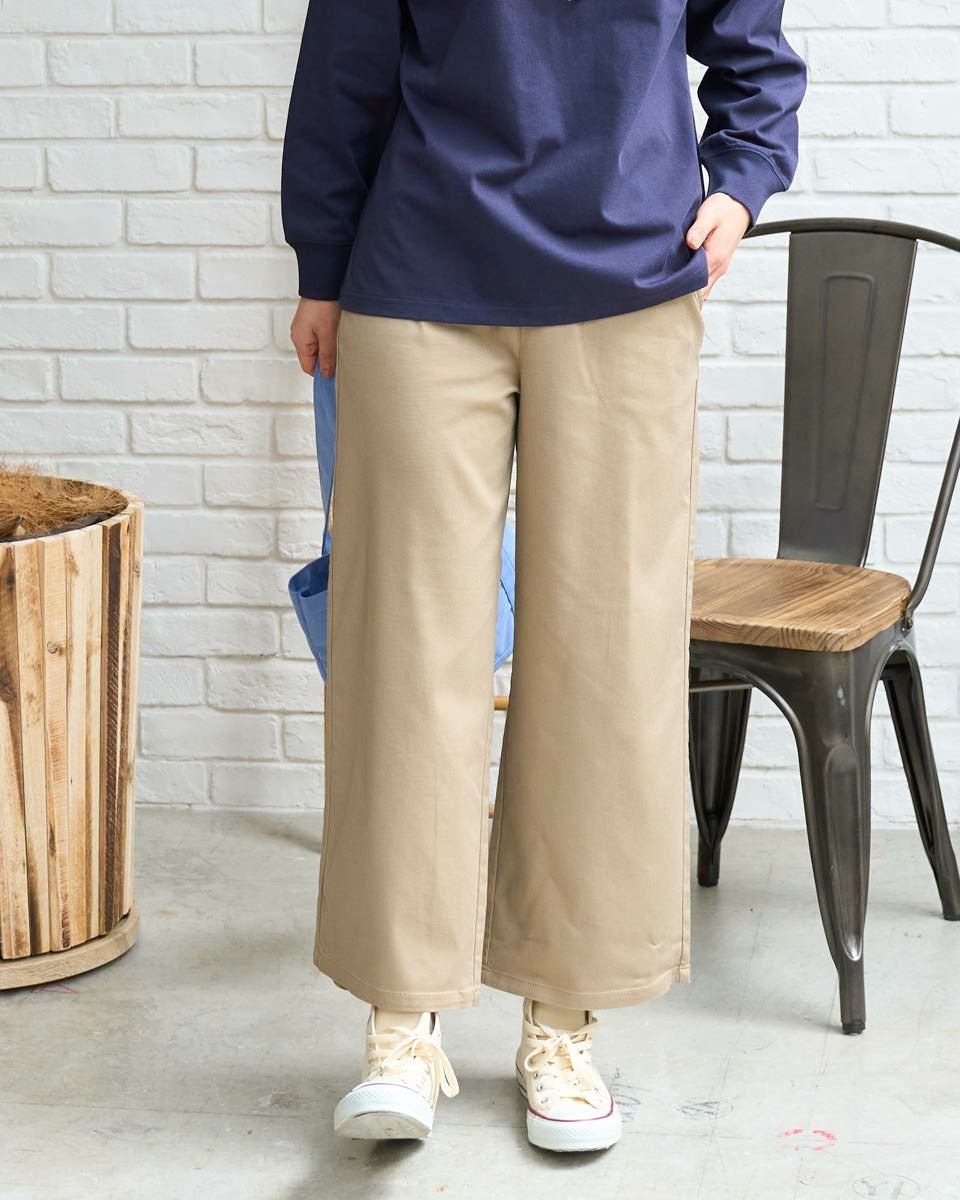 Golden Bearリブ付きガウチョパンツ | ゴールデンベアストア