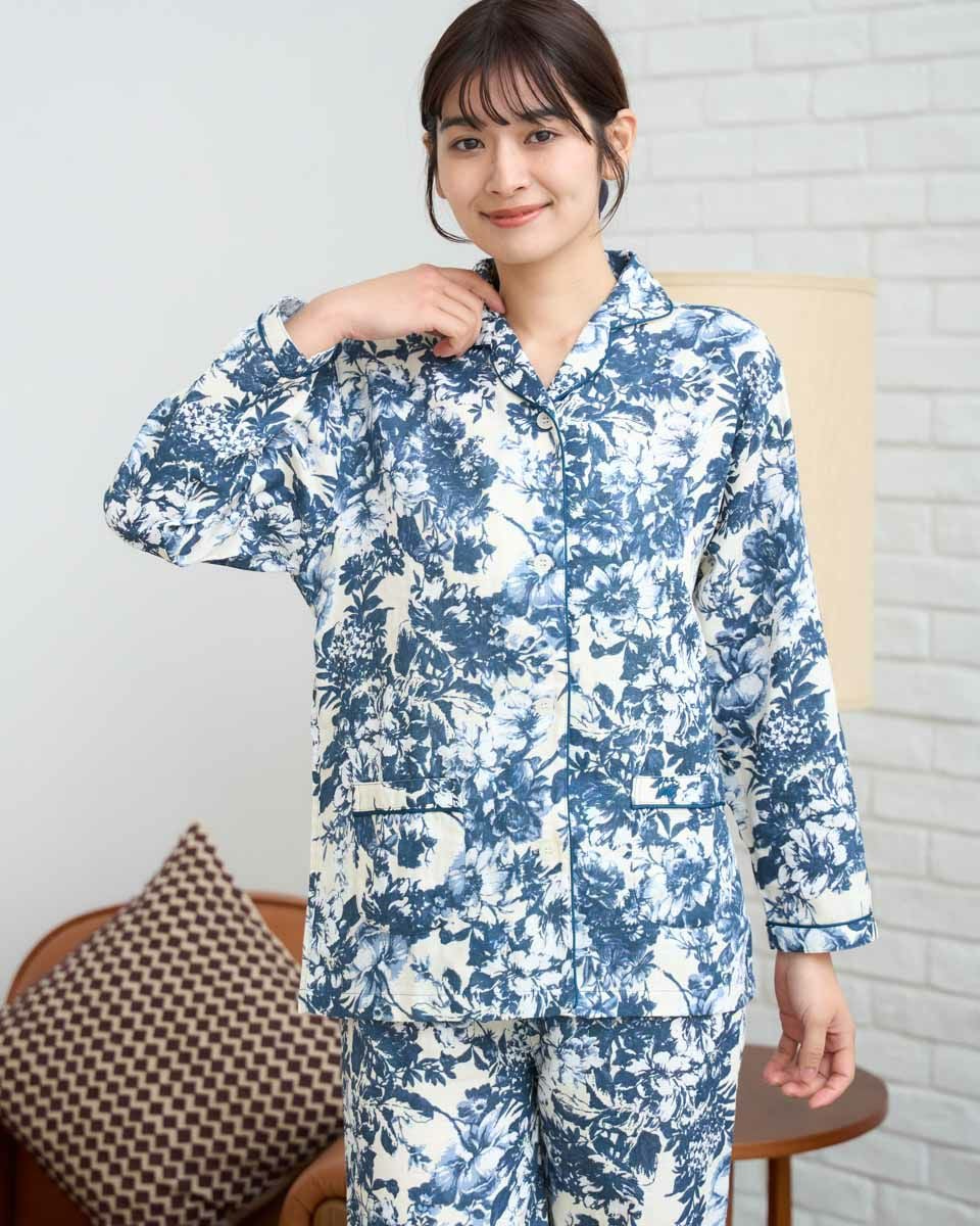 Home Wear二重ガーゼプリントパジャマ | ゴールデンベアストア