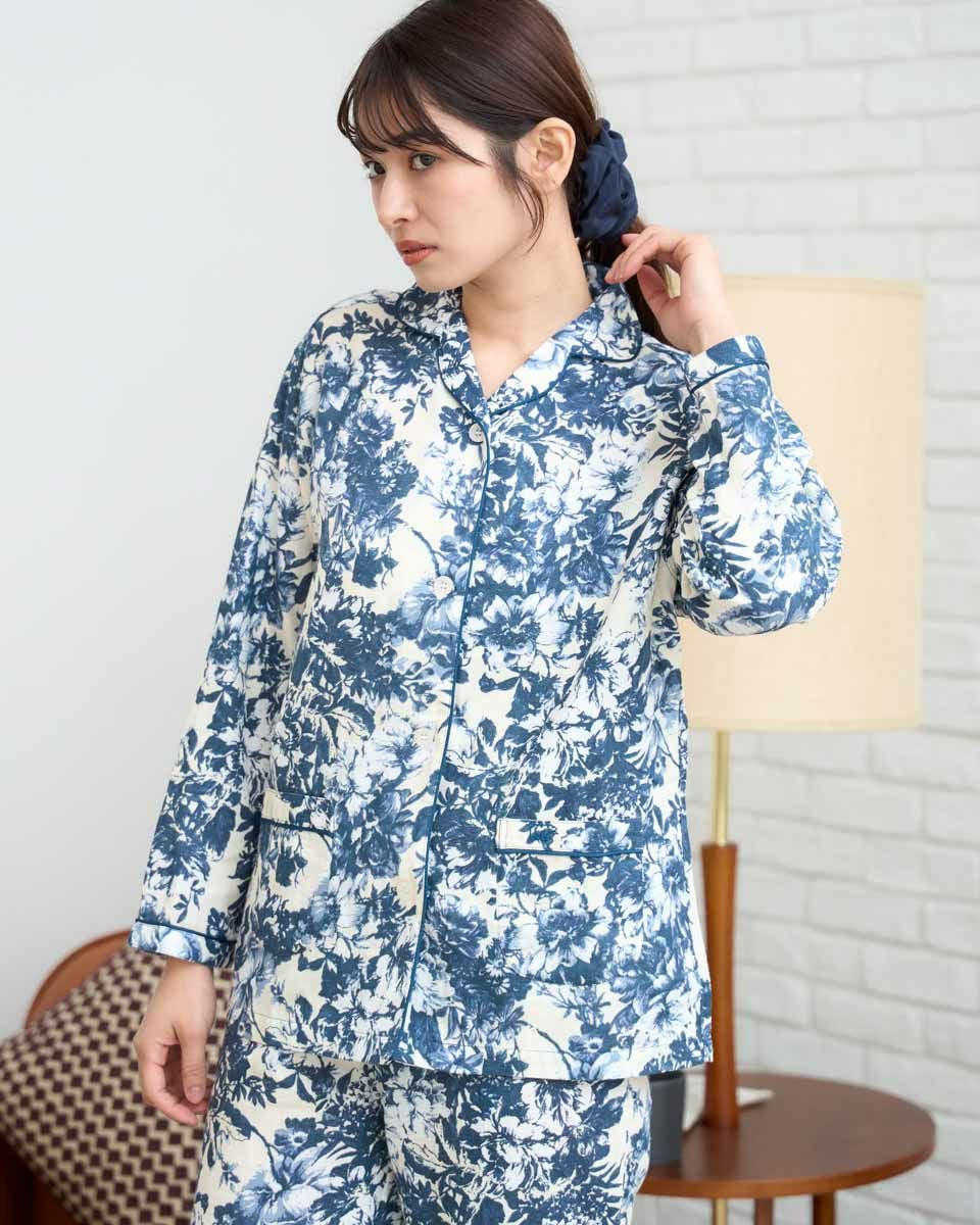Home Wear二重ガーゼプリントパジャマ | ゴールデンベアストア