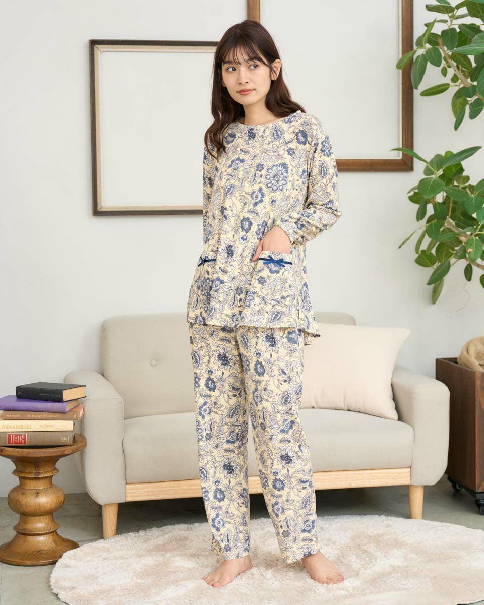 Home Wear花柄チュニックパジャマ | ゴールデンベアストア