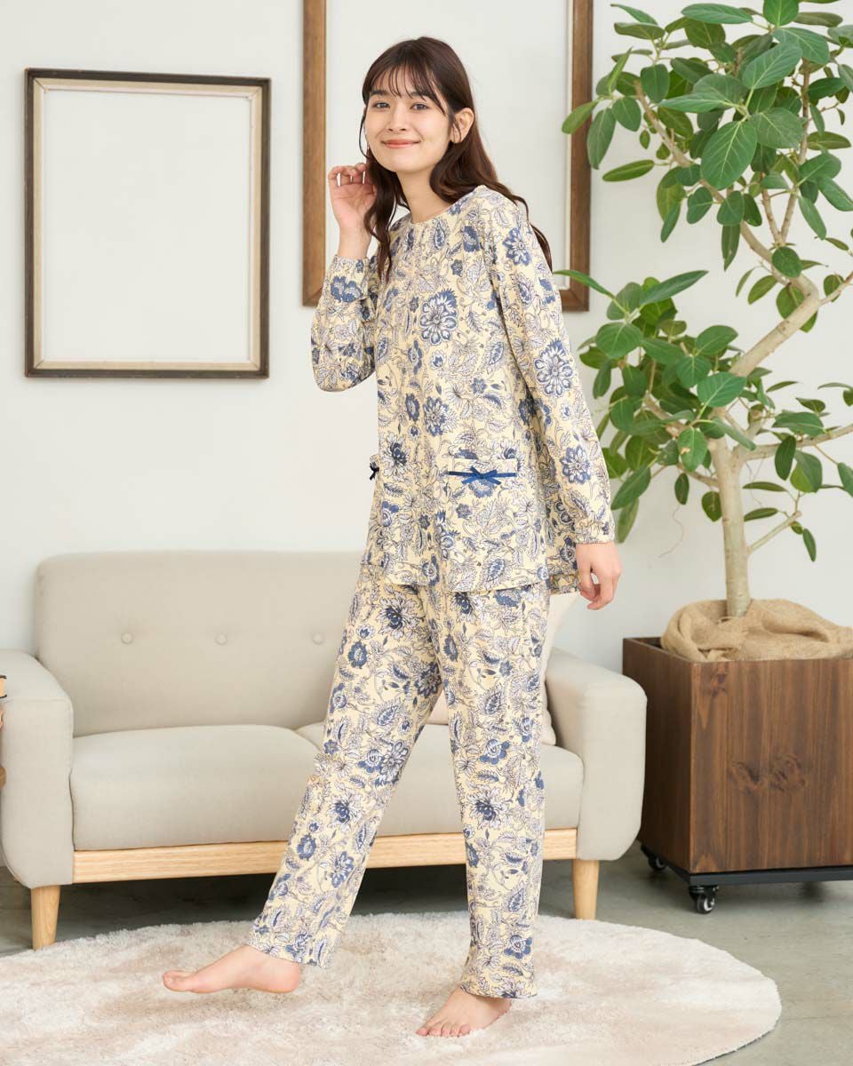 Home Wear花柄チュニックパジャマ | ゴールデンベアストア