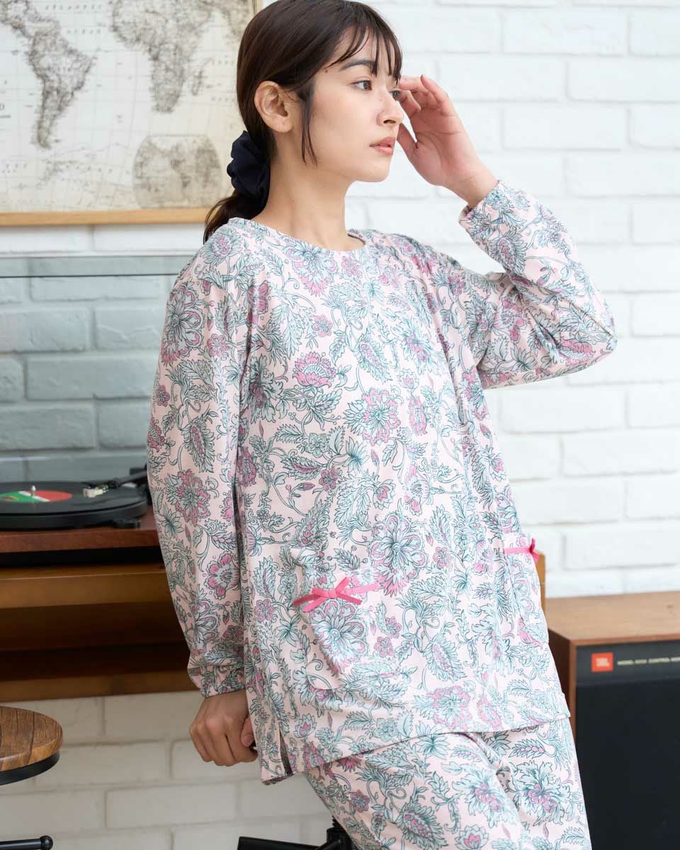 Home Wear花柄チュニックパジャマ | ゴールデンベアストア