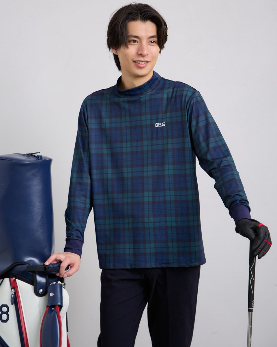 unbind モックネック　ブルゾン　golf 接触冷感・吸水速乾機能搭載】 UNBIND(アンバインド) ドライモック