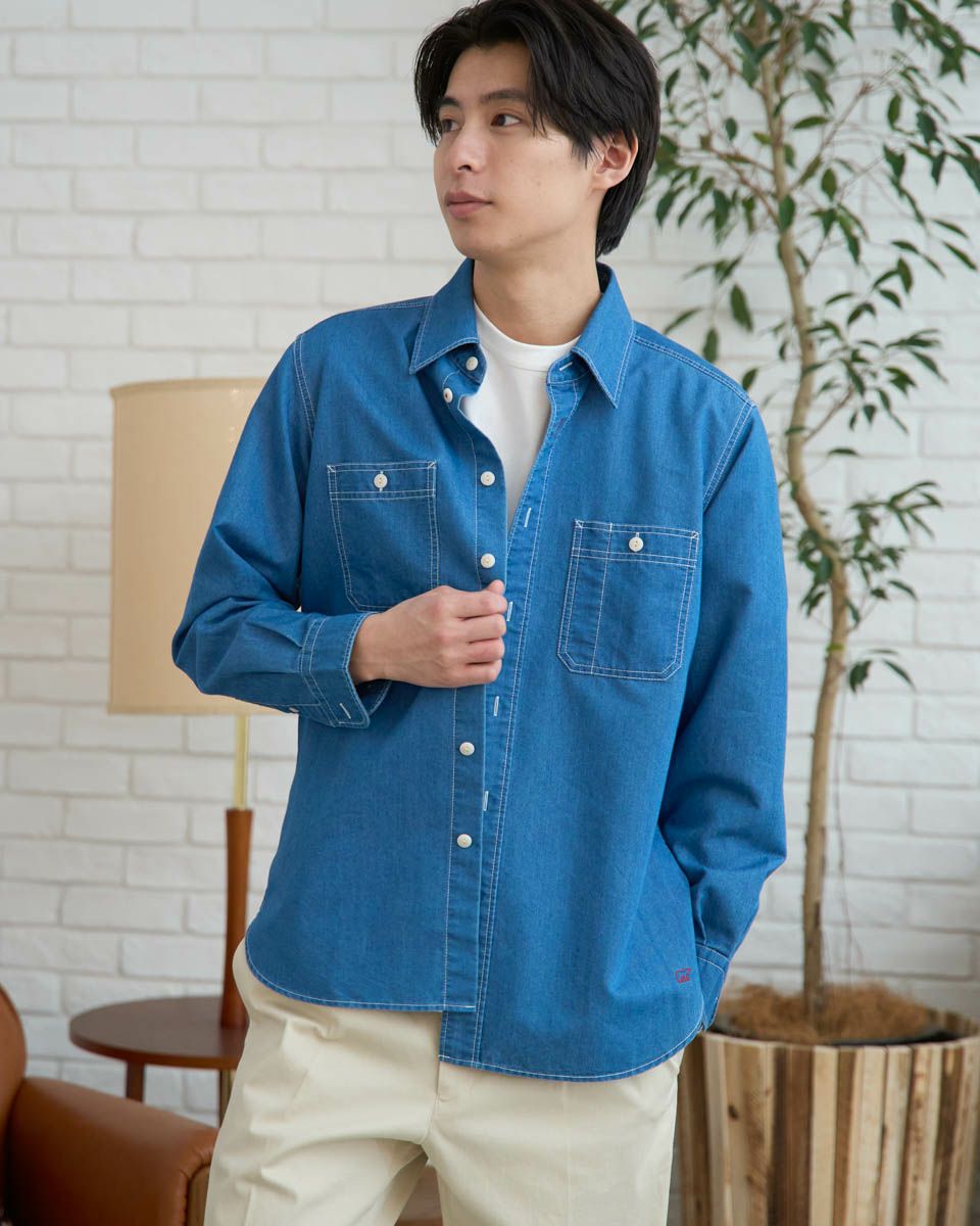 デニムシャツ