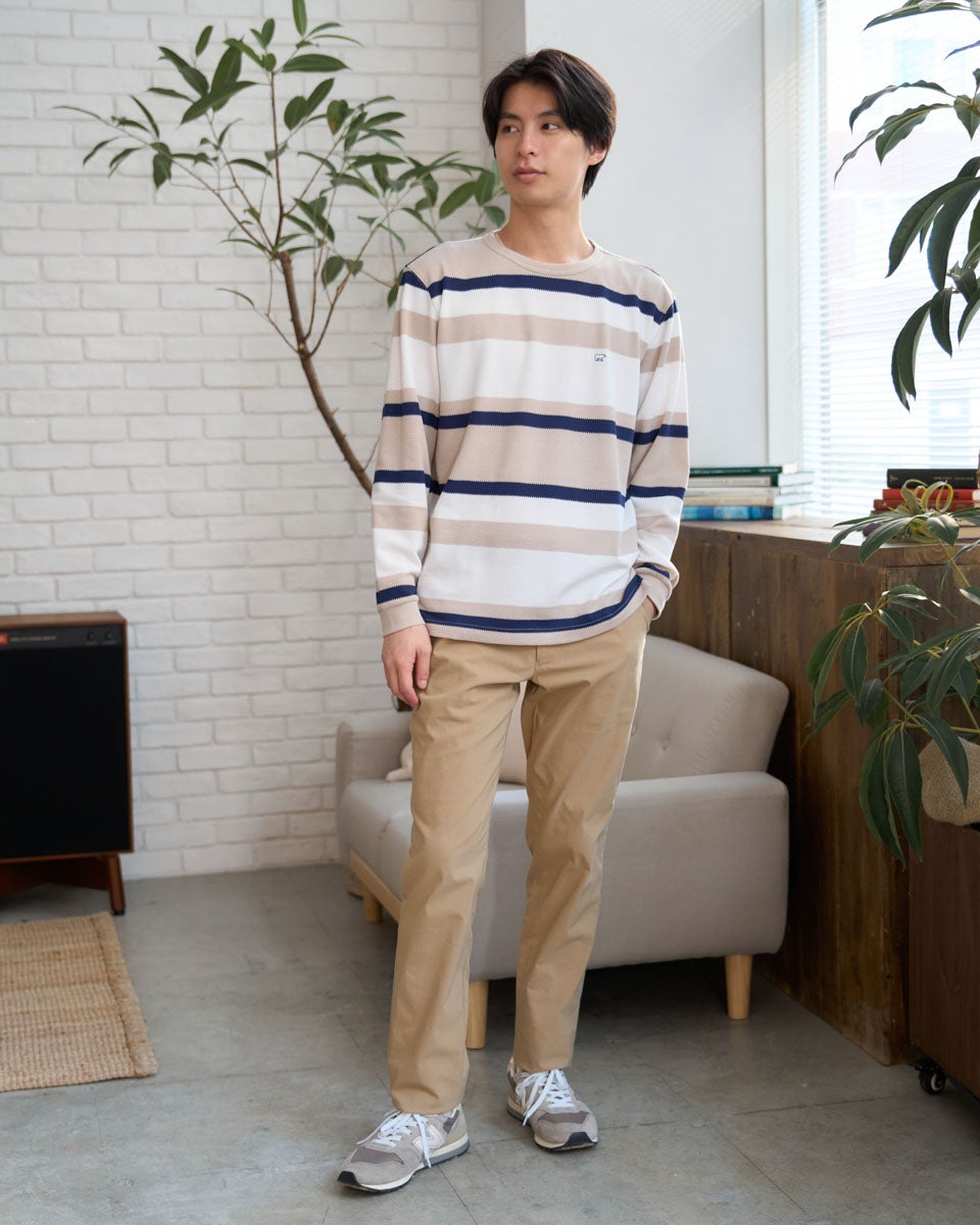 ボーダー長袖Tシャツ