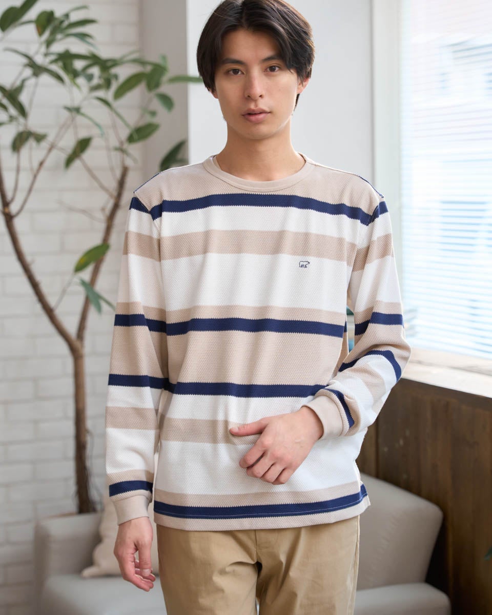 ボーダー長袖Tシャツ