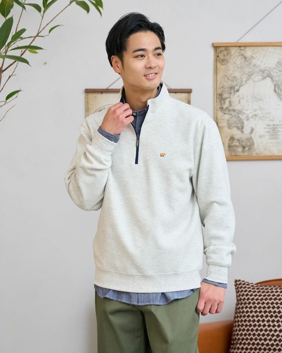 Golden BearハーフZIPスウェット | ゴールデンベアストア