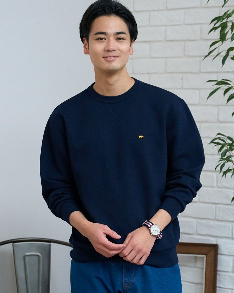 クルーネックスウェット