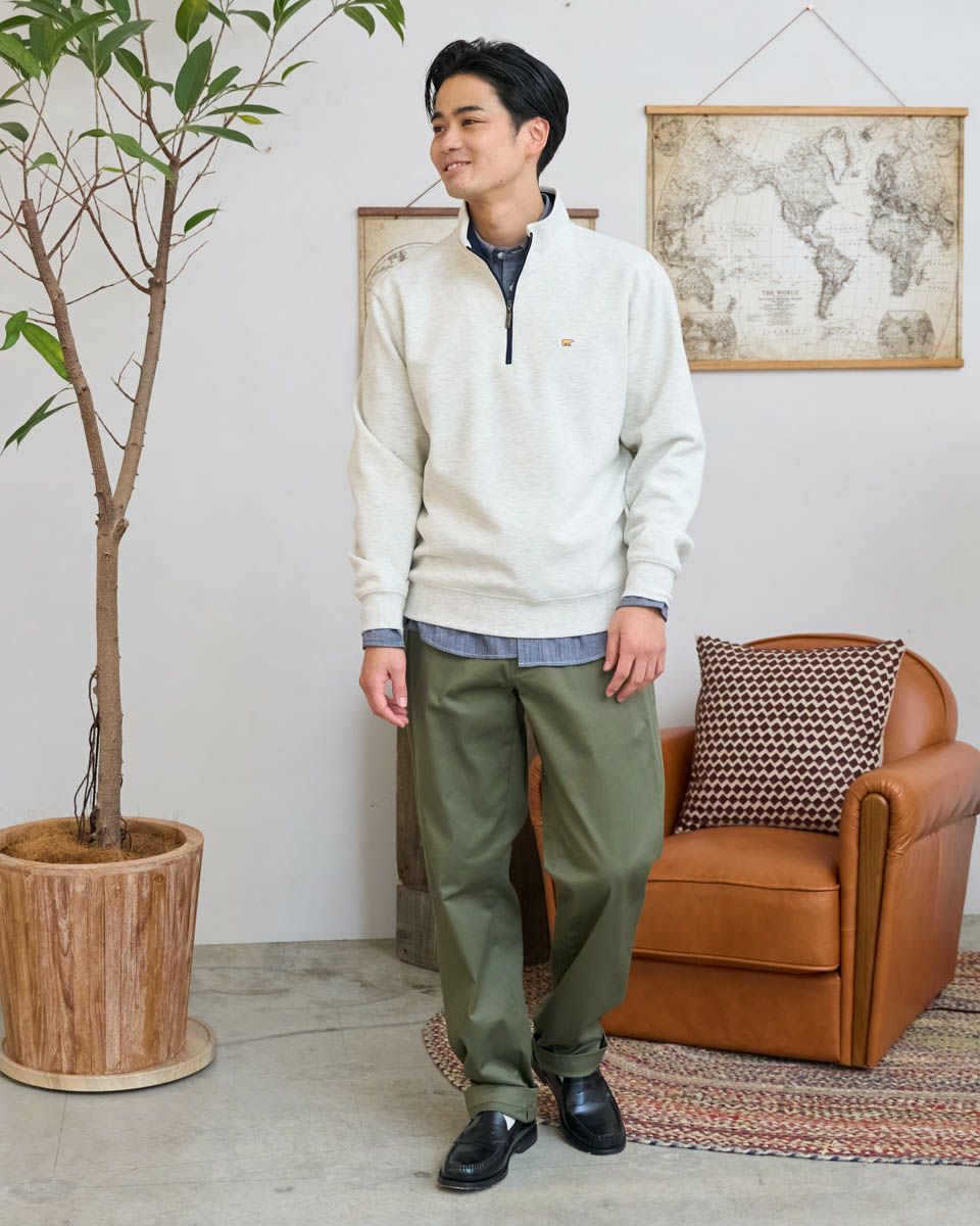 KING SIZEハーフZIPスウェット | ゴールデンベアストア