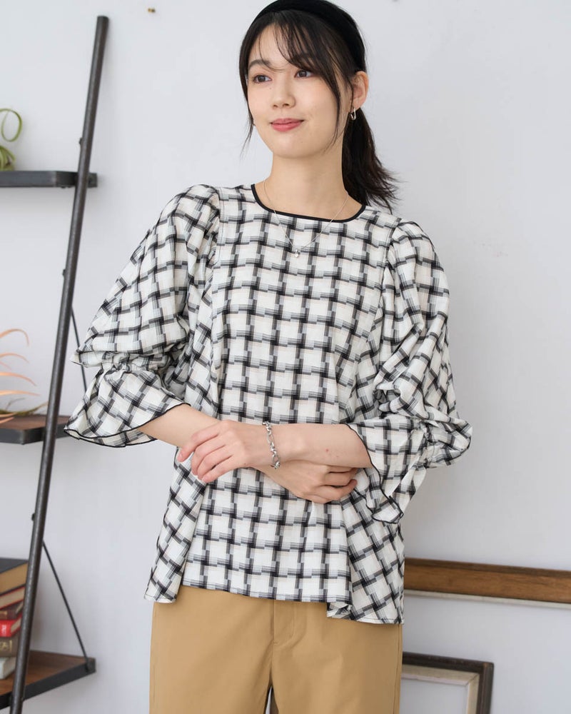 GoldenBear ゴールデンベア オンブレブラウス