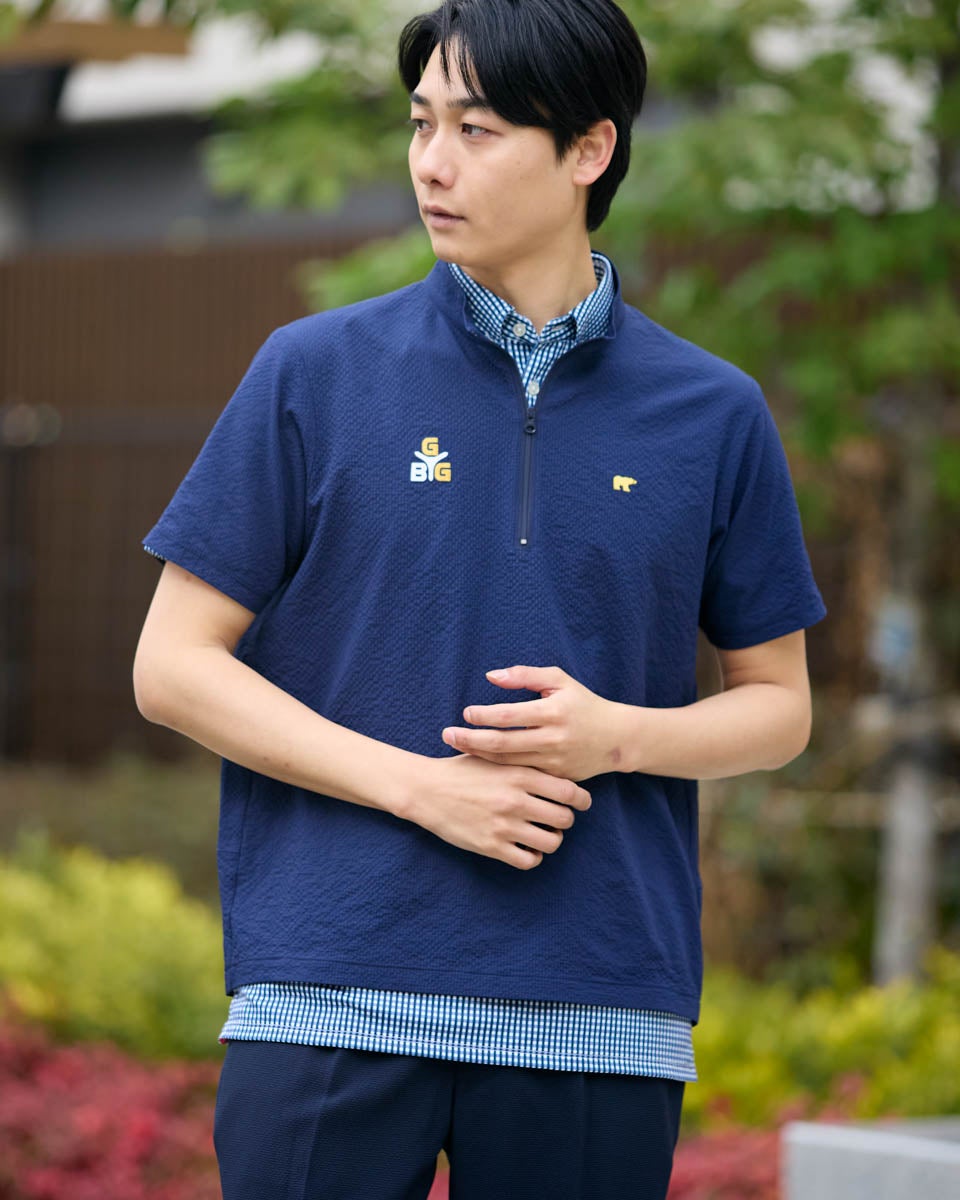 GB GOLFSPIKEハーフZIPモックネック | ゴールデンベアストア