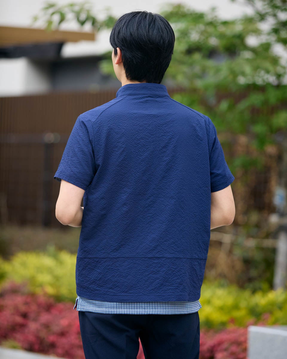 【極美品】 FCRB SEED STITCH POCKET TEE BK L GB GOLFSPIKEハーフZIPモックネック | ゴールデンベアストア