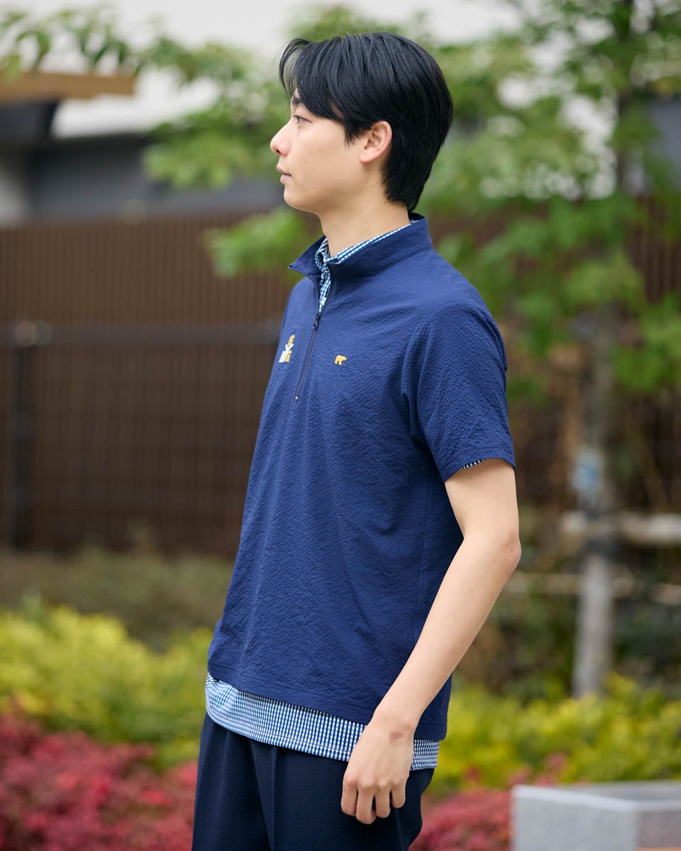 GB GOLFSPIKEハーフZIPモックネック | ゴールデンベアストア