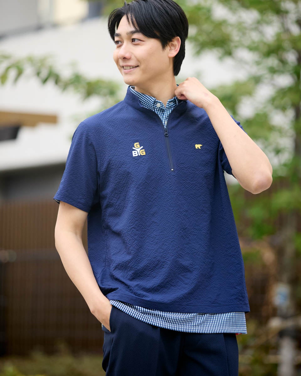 GB GOLFSPIKEハーフZIPモックネック | ゴールデンベアストア