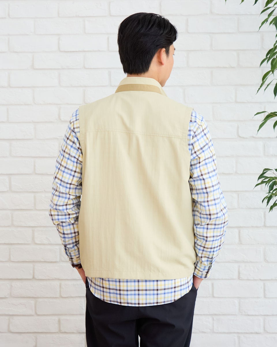 Golden BearスタンドZIPベスト | ゴールデンベアストア