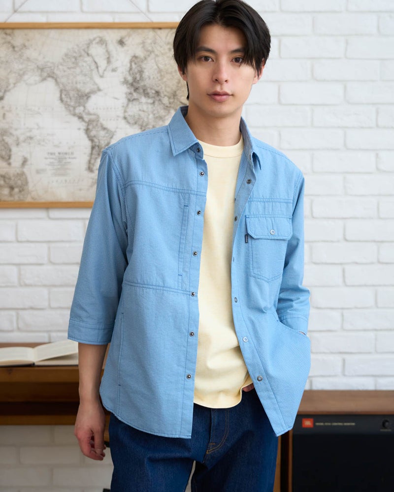 Golden Bear七分袖シャツアウター