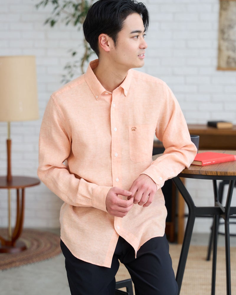 フレンチリネンシャツ