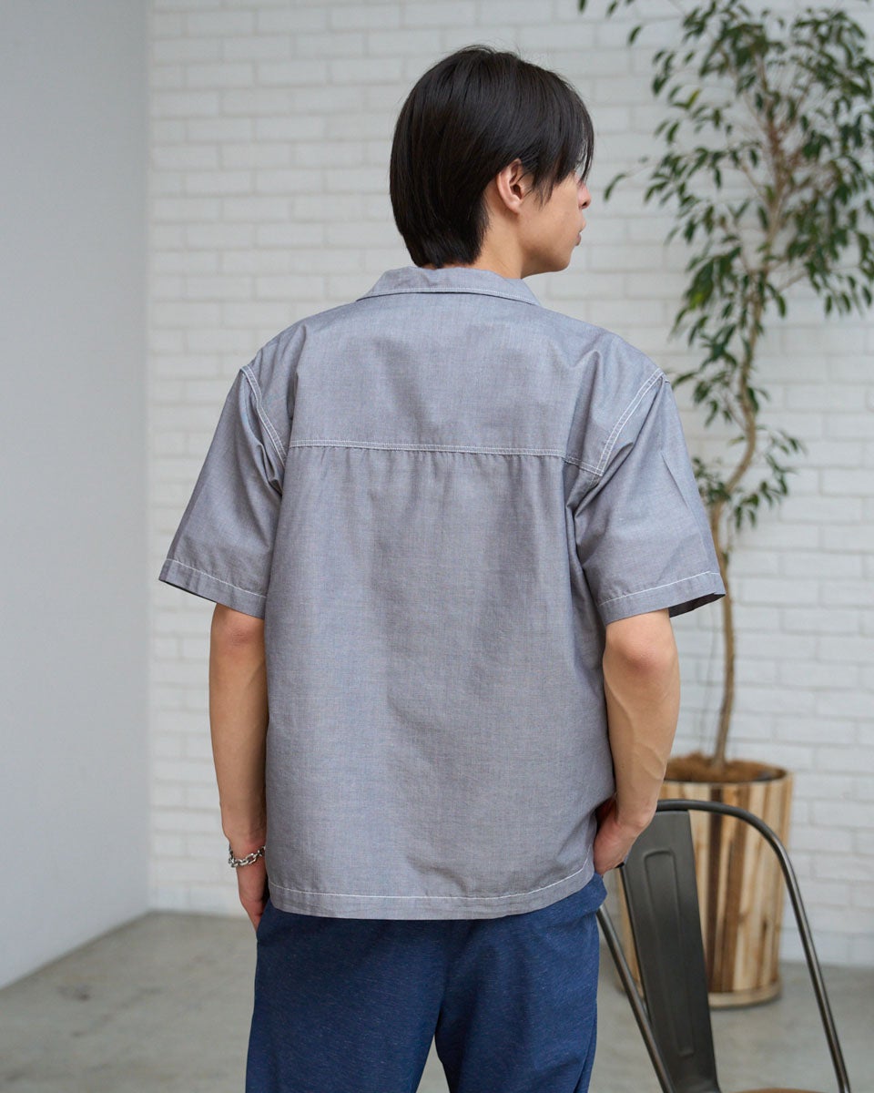 Golden Bear刺繍モチーフ半袖シャツ | ゴールデンベアストア