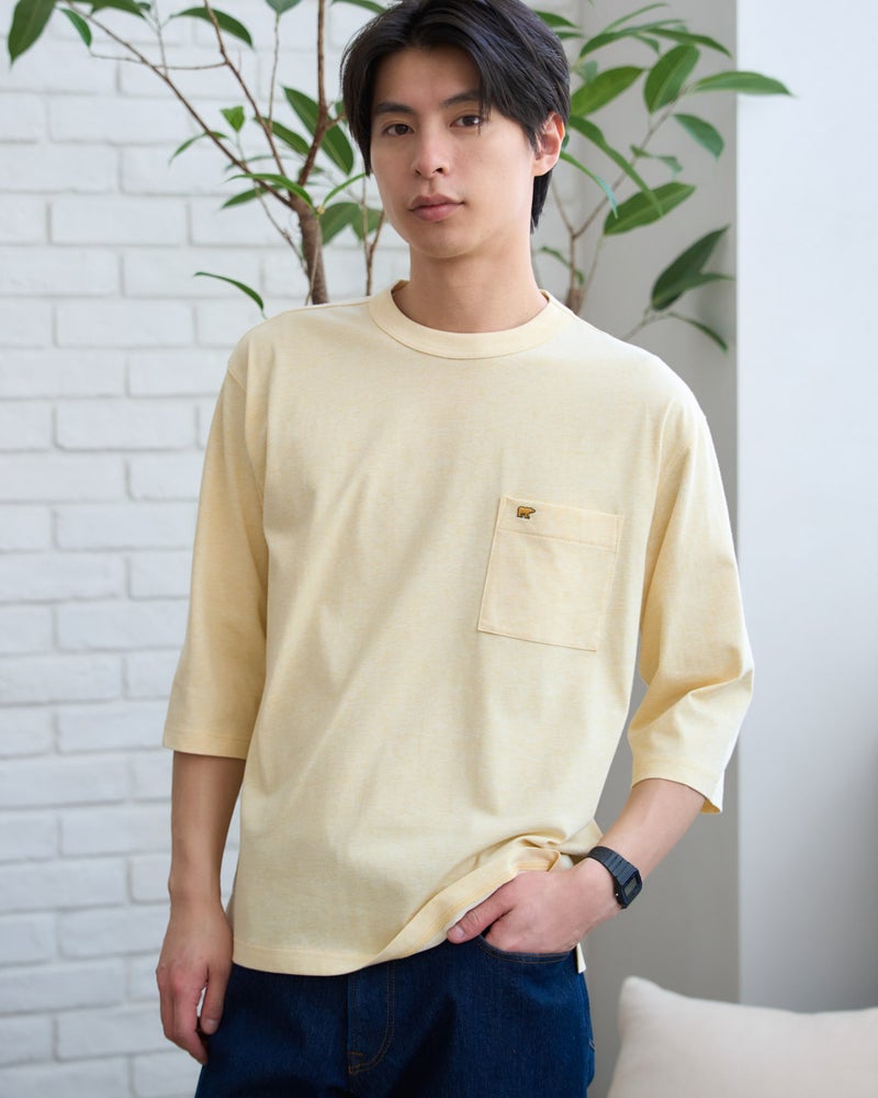 Golden BearGB天竺七分袖Tシャツ