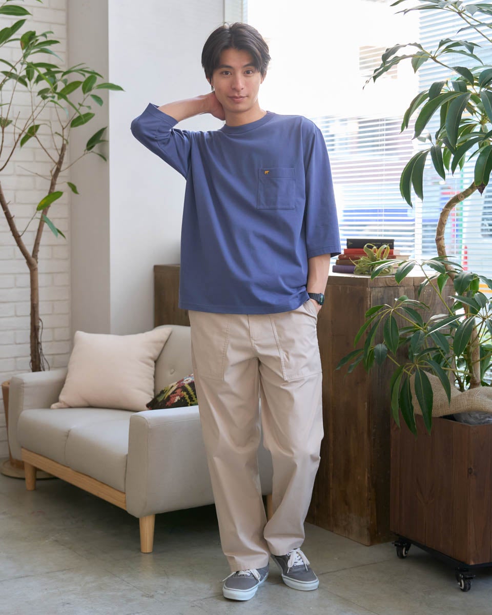 Golden BearGB天竺七分袖Tシャツ | ゴールデンベアストア