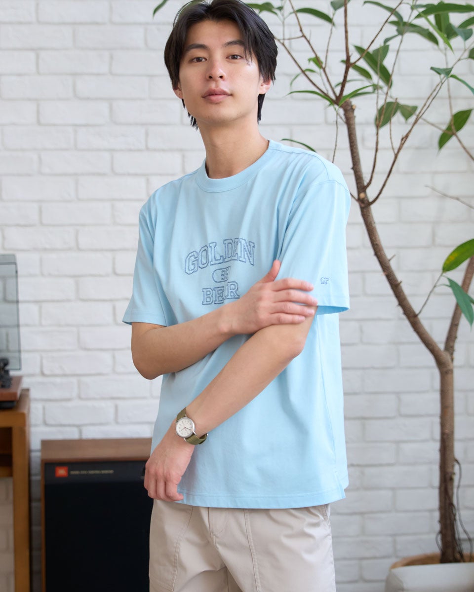 Golden BearロゴTシャツ