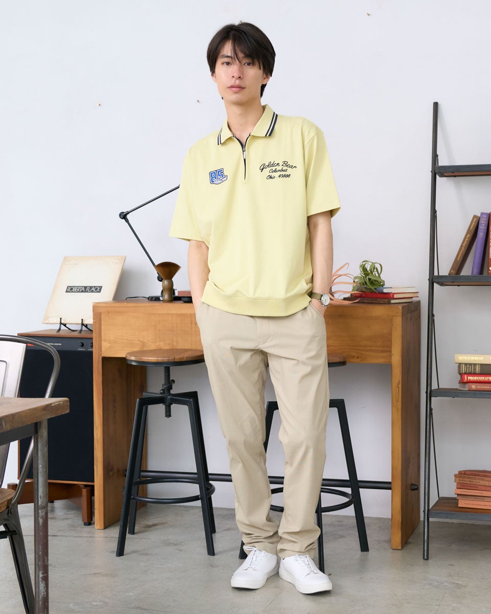 Golden BearZIPポロシャツ | ゴールデンベアストア