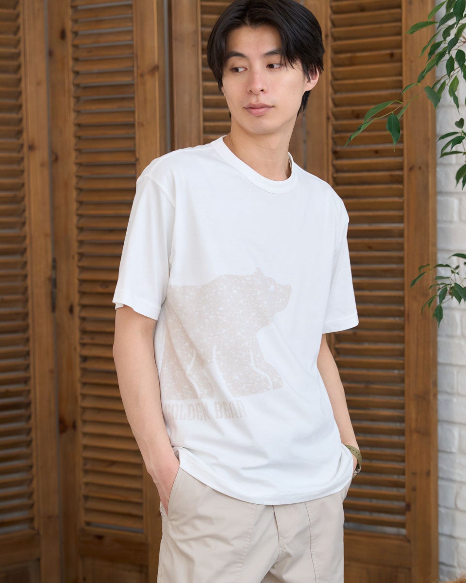  Golden BearベアプリントTシャツ