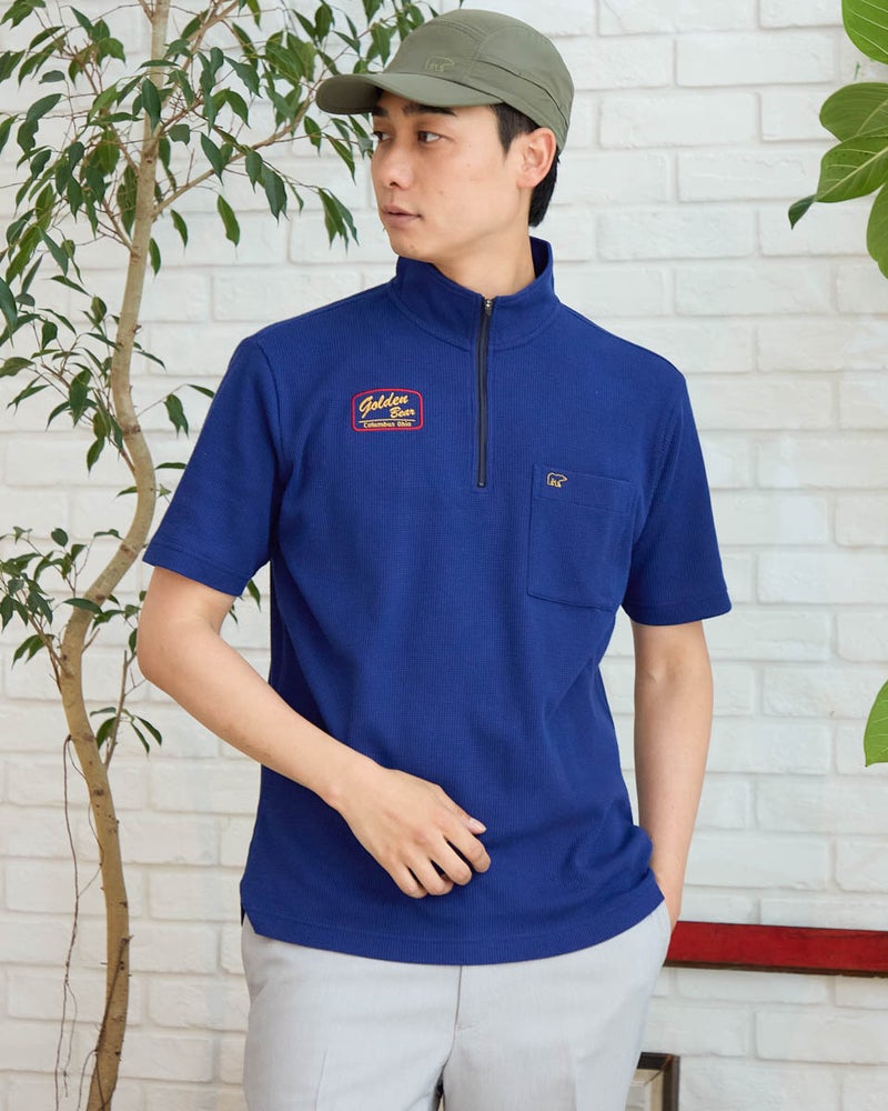 Golden Bear　ゴールデンベア　ZIPポロシャツ
