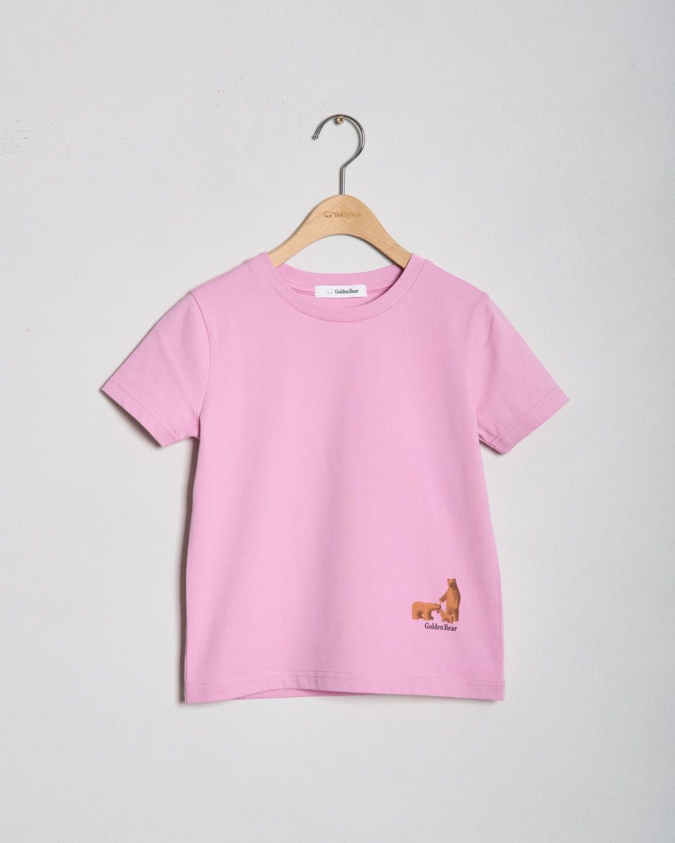 アトリエgg★Tシャツ2枚セット18&19ハーフ★ピンクレモンイエロー袖ワッペン BOYS＆GIRLS母の日Tシャツ/木内 達朗コラボレーション | ゴールデン