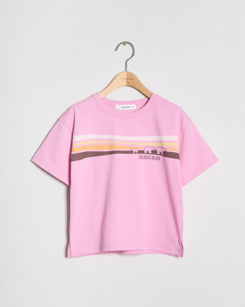 Golden Bear ゴールデンベア GB天竺ベアグラフィックTシャツ