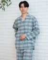 Golden Bear　ゴールデンベア　Home Wearサッカーチェック柄テーラードパジャマ